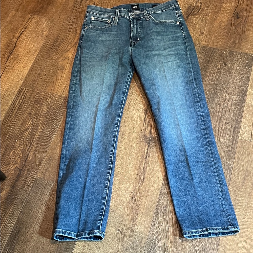 EDWIN Blue Straight Leg Denim Jeans